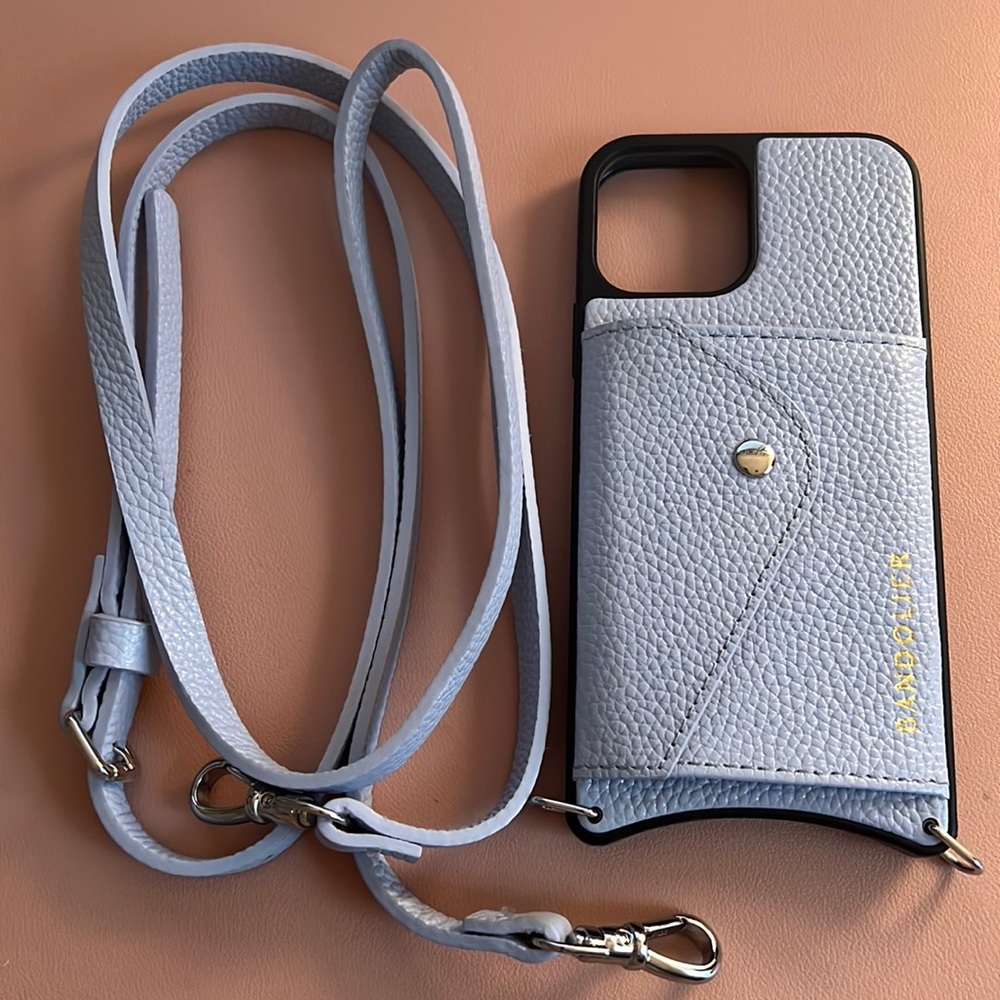 Bandolier Donna Side Slot Crossbody (iPhone 12/12 Pro) - Periwinkle